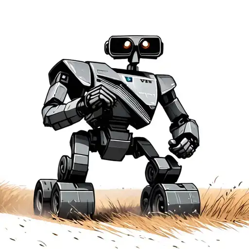 Walle Holding M4 Racing Through A Field