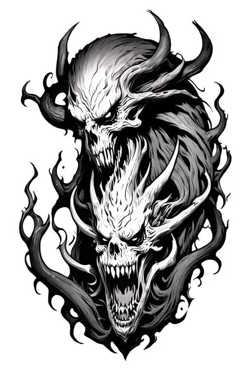 Demons In Hell Forearm