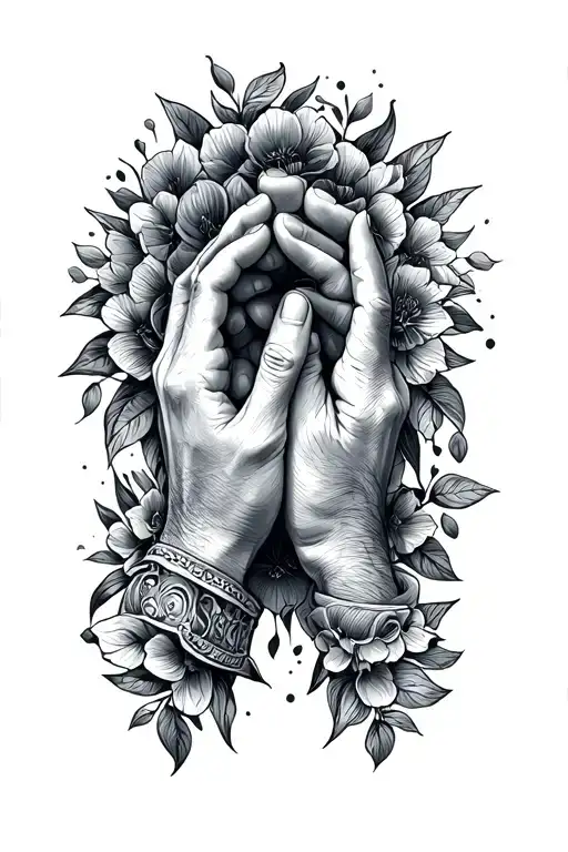 Father Son Holding Hands Just Hands