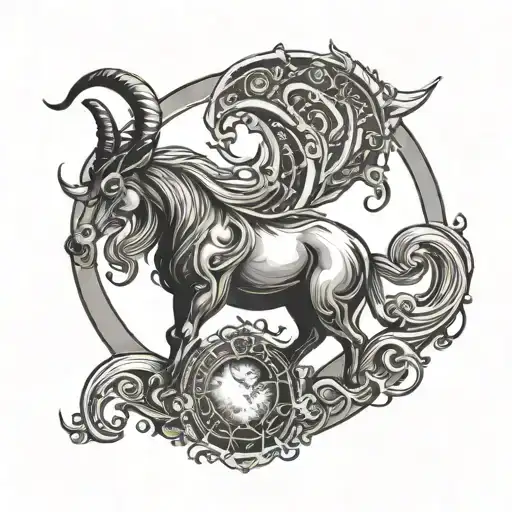 Moon And Capricorn Zodiac Sign