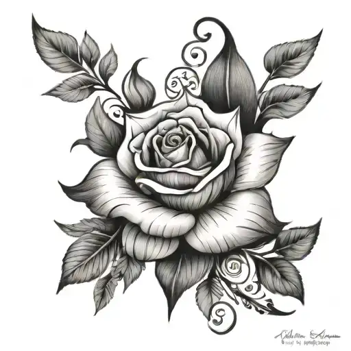 Birthdate Tattoo Design