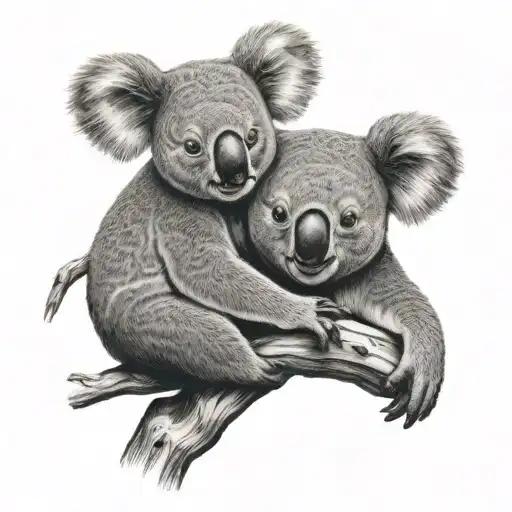 Koala Holding Antique