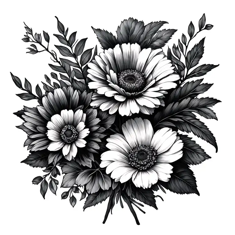 Birth Flower Jan Oct July Birth Flower Bouquet