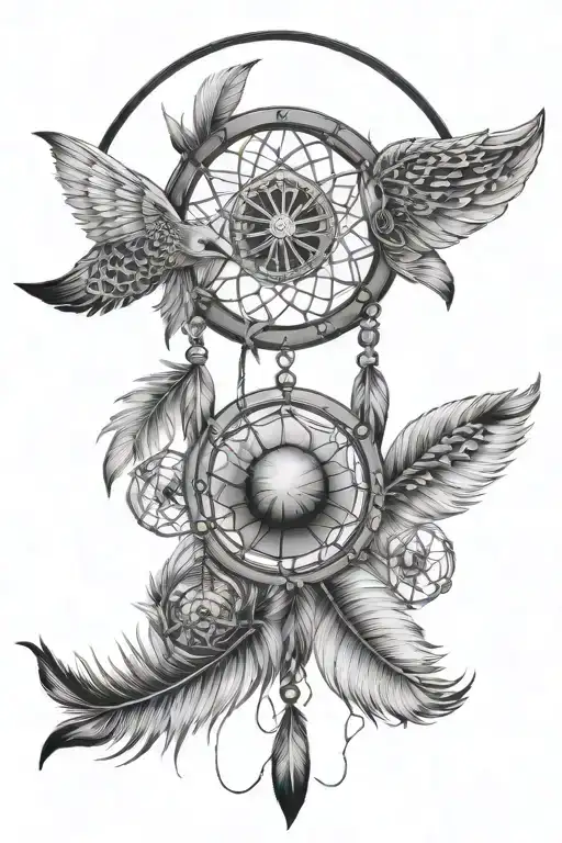 Dream Catcher And Pisces Zodiac Sign Incorporated