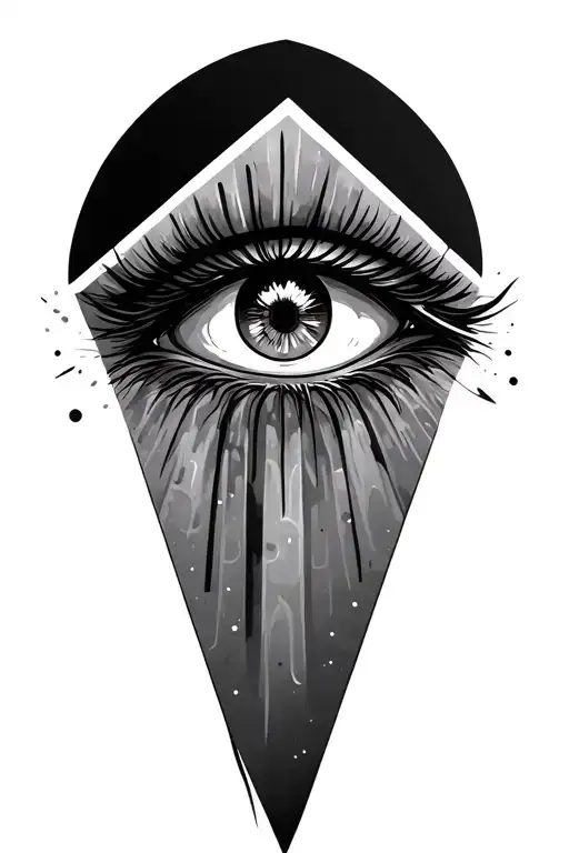 All Seeing Eye In Triangle
