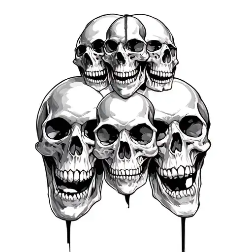 Skulls In A Mind Mansion