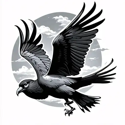 Liverpool Bird Flying In The Sky