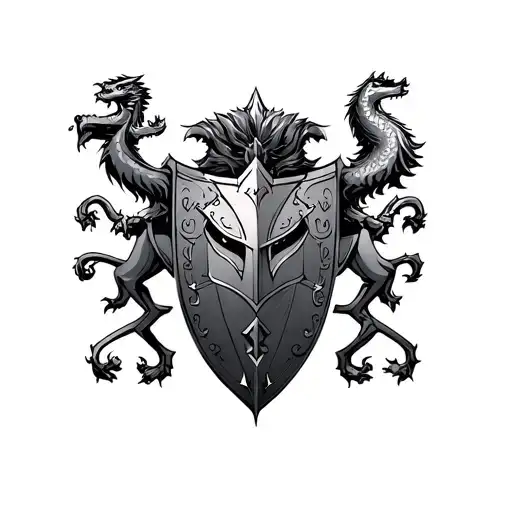 Knight And Manticore Crest