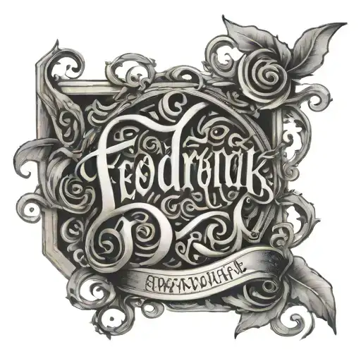 Fedoruk With Fancy Writing Font
