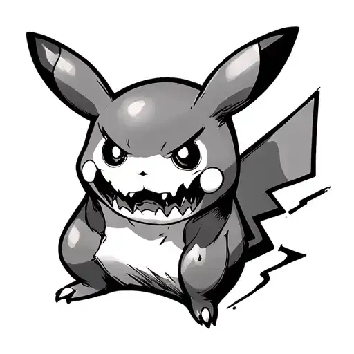 Scary Pikachu
