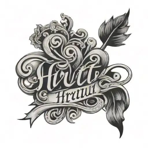 Hrutu Name Written