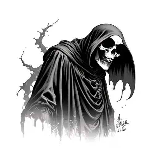 Realistic Demonic Grim Reaper