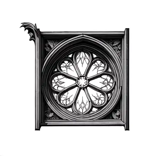 Cathedral Window On Arm