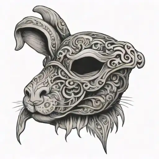 Rabbit Mask Made