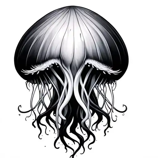 Gothic Jellyfish With Lashes