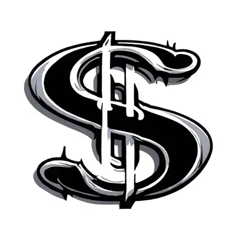 S As Dollar Symbol