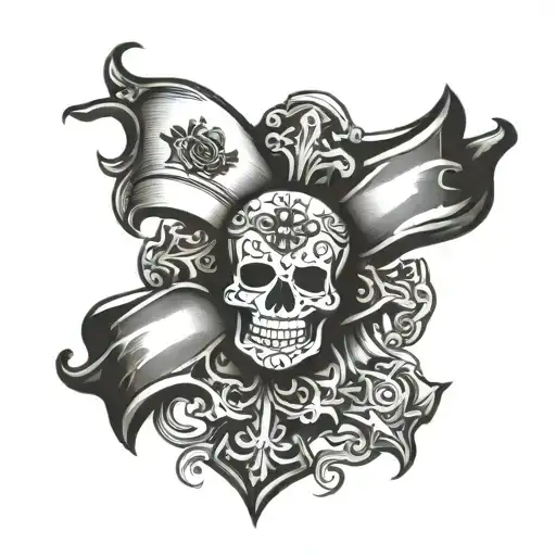 Cross With Mexican Flag