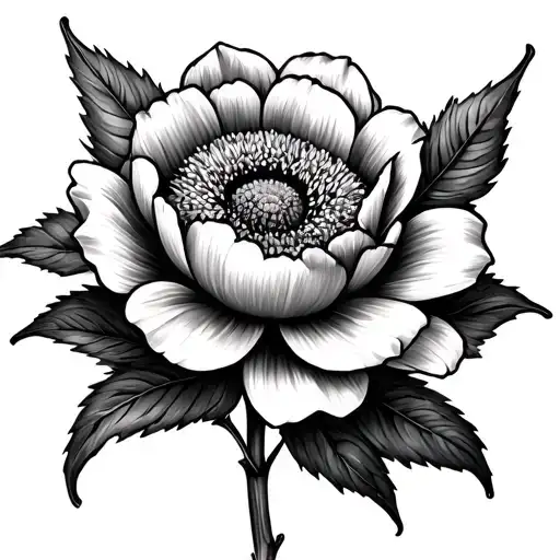 March Birth Flower With Tyer In The Stem