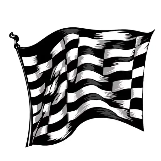 Racing Flag Intertwined