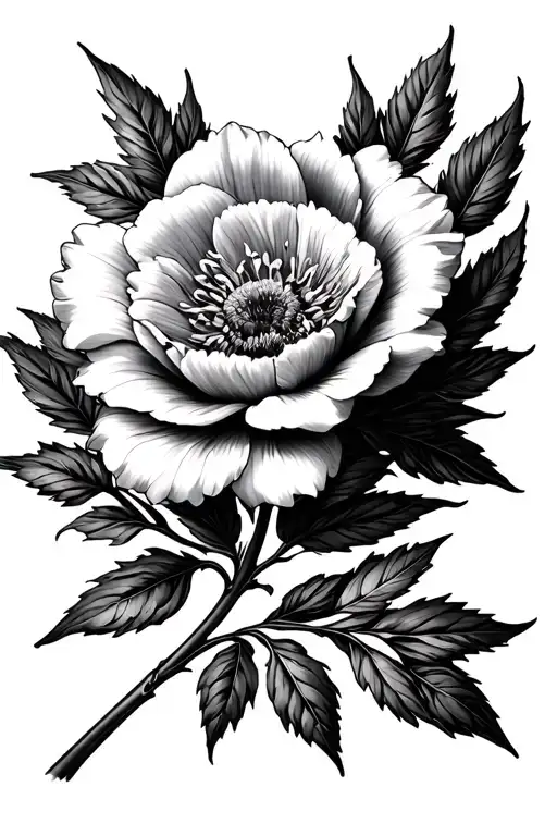 March Birth Flower With Tyer In The Stem