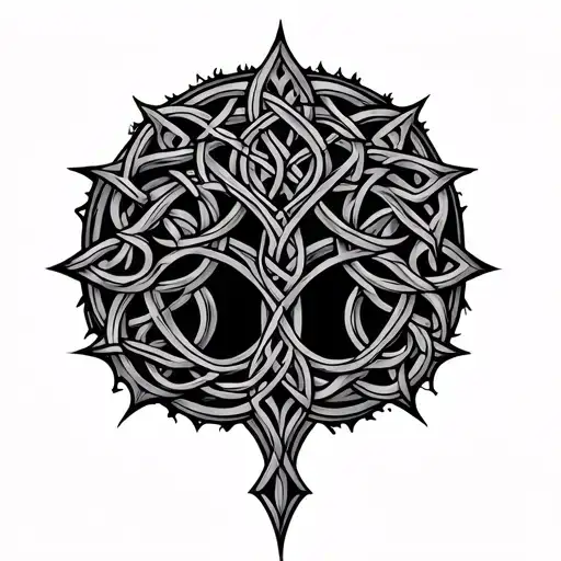 Celtic Tree With Name Written