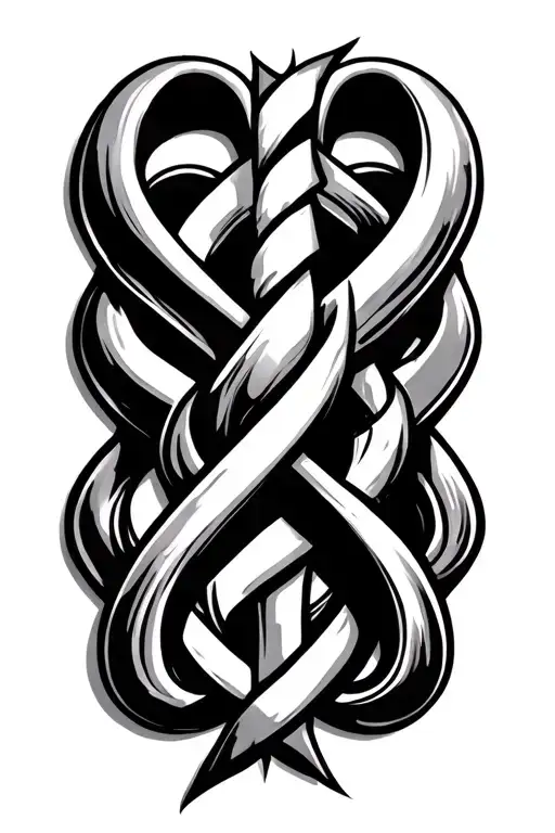 Cancer Logo Intertwined