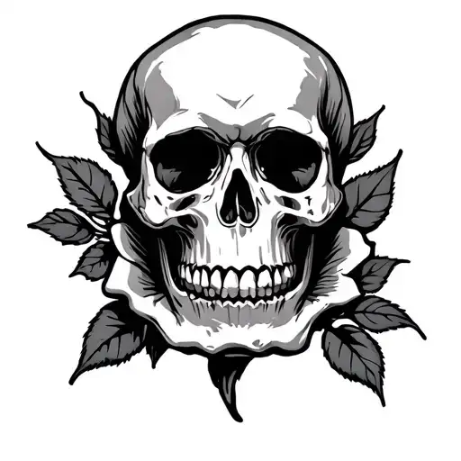 Rose And Skull