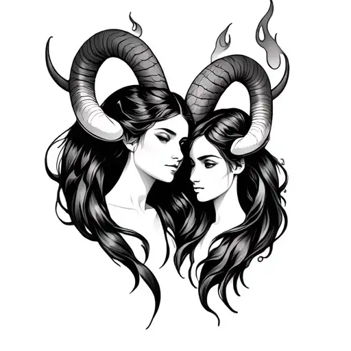 Aries Sagittarius Mother Daughter Flame