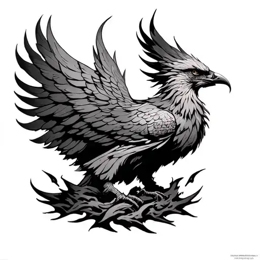 Viking Phoenix Rising From The Ashes