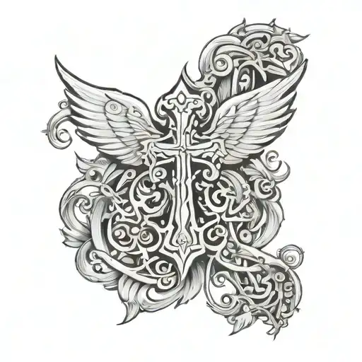 Moauntin With Cross Surrounded