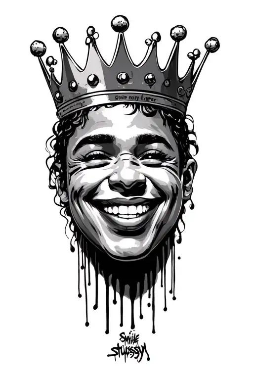 Stussy S With A Crown Smile Now Cry Later Sublime Sun Stuck Of 80' Hip Hop Tapes With Flash Fill