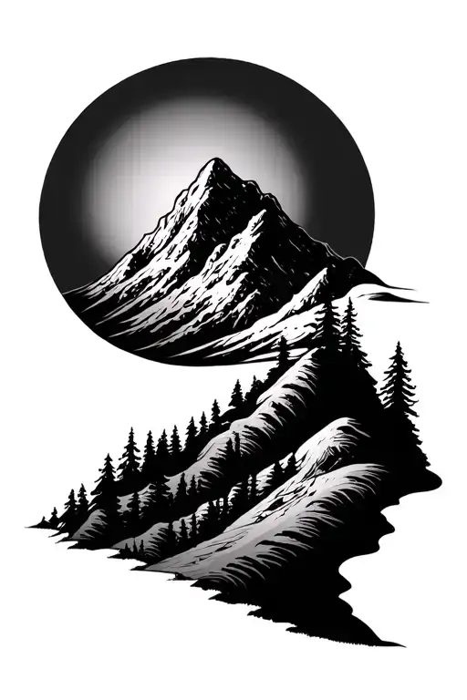 Mountains Sun Rising