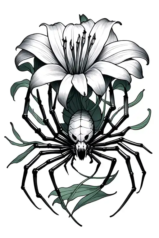 Spider Lilly Wrapped