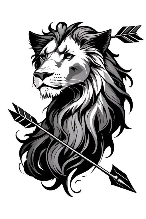 Virgo Arrow And A Leo Arrow Pointing