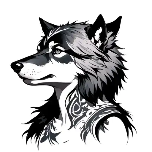 Neorealism Artemis Wearing A Wolf