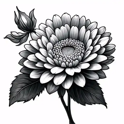 Chrysanthemum With Diamond