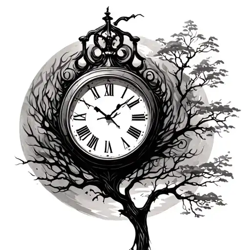 Clock And Tree Inside
