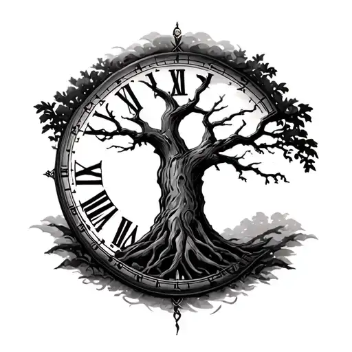 Clock And Tree