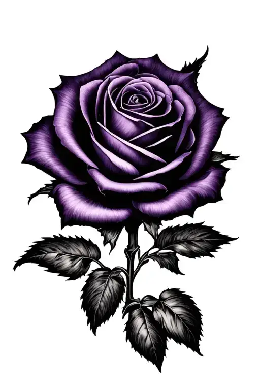 A Single Violet Rose