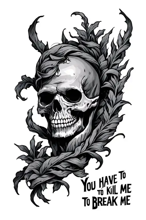 You Have To Kill Me To Break Me