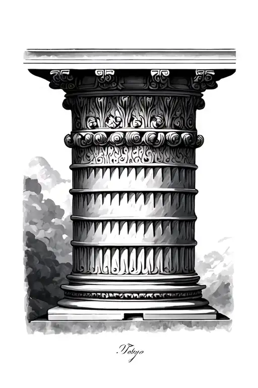 Greek Column Pillar