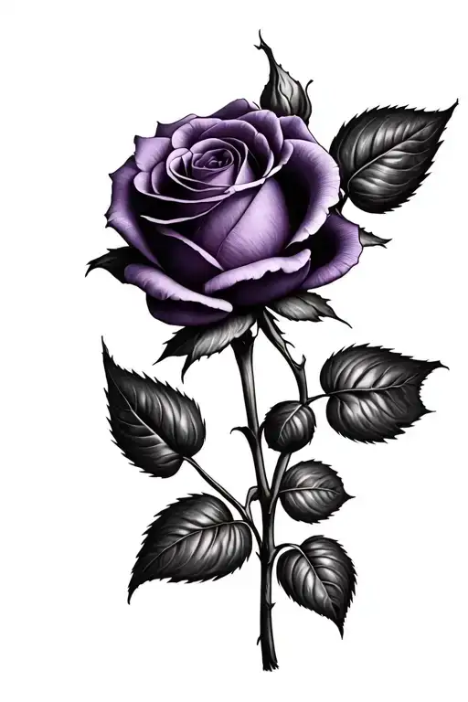 A Single Violet Rose