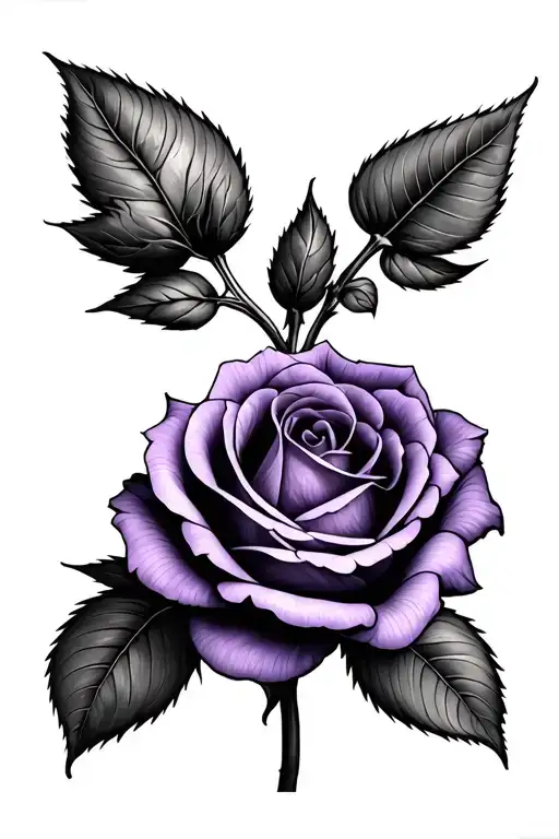 A Single Violet Rose