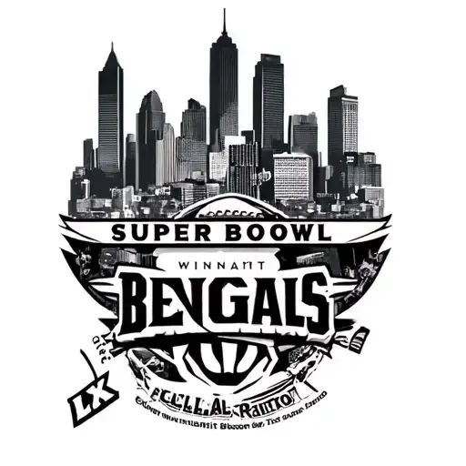 Bengals Tattoo Celebrating Winning Super Bowl Lx Including The Cincinnati Skyline