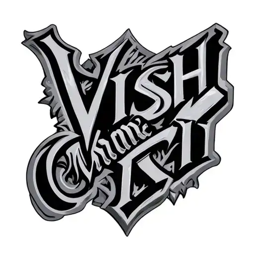 Vish Name Latter And Car Sharp