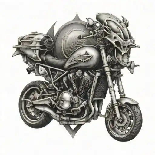 Triton Motorbike For Dad Heart