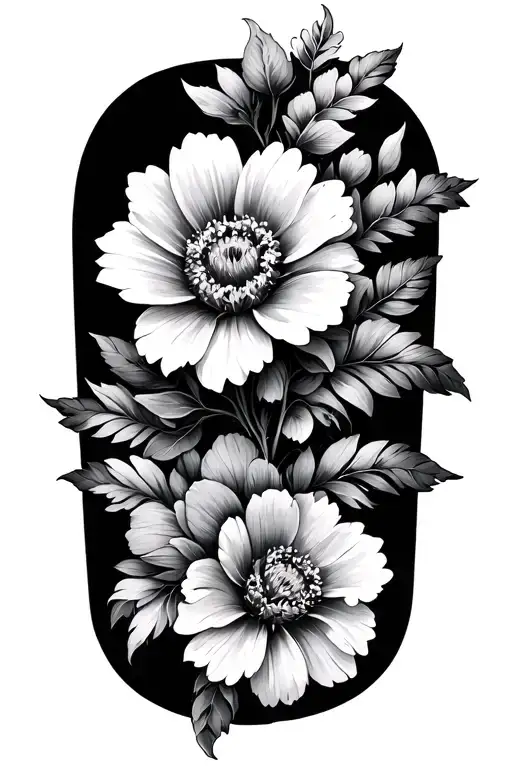 Flowers Wrapped Around Arm