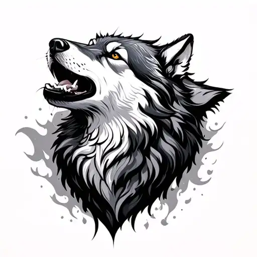 Wolfs Howling Wolf Surrounded