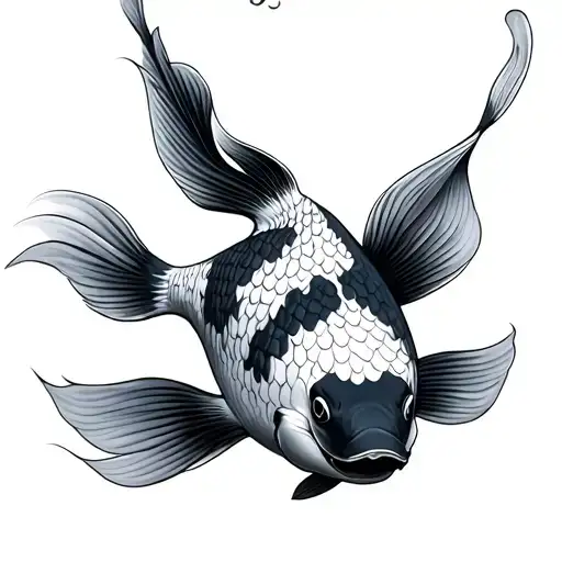 Koi Fish With