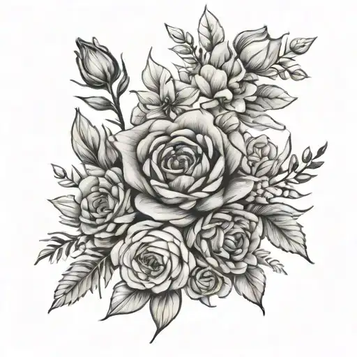 Birth Month Flower Bouquet